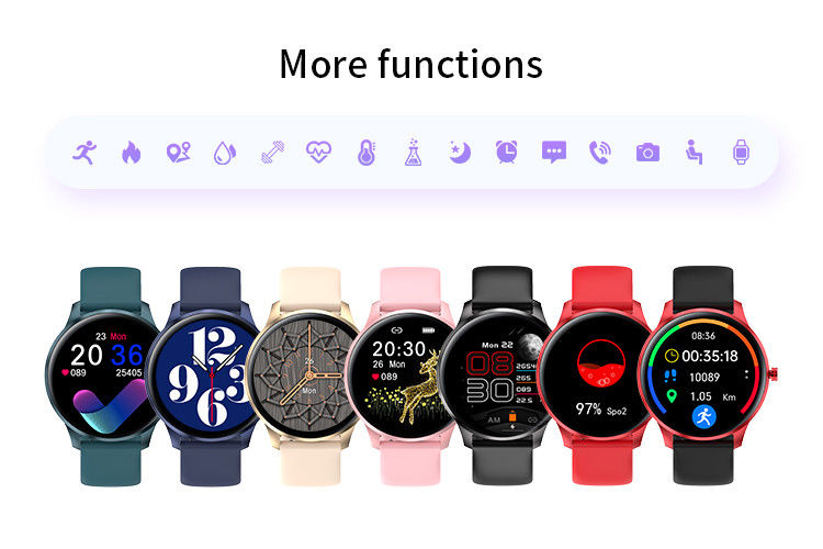 Multipurpose Smartwatch Sport Watch Bluetooth Range IP68 Waterproof