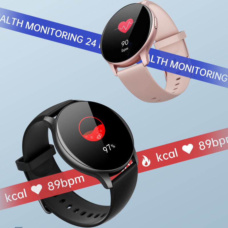 ODM 1.28 Inch Round Shape Smart Watch Metal Alloy With HD Screen