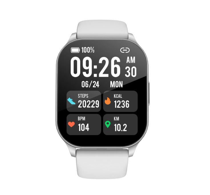 Linwear Fashionable Square Shape Smart Watch For Men Modern Outdoor Running