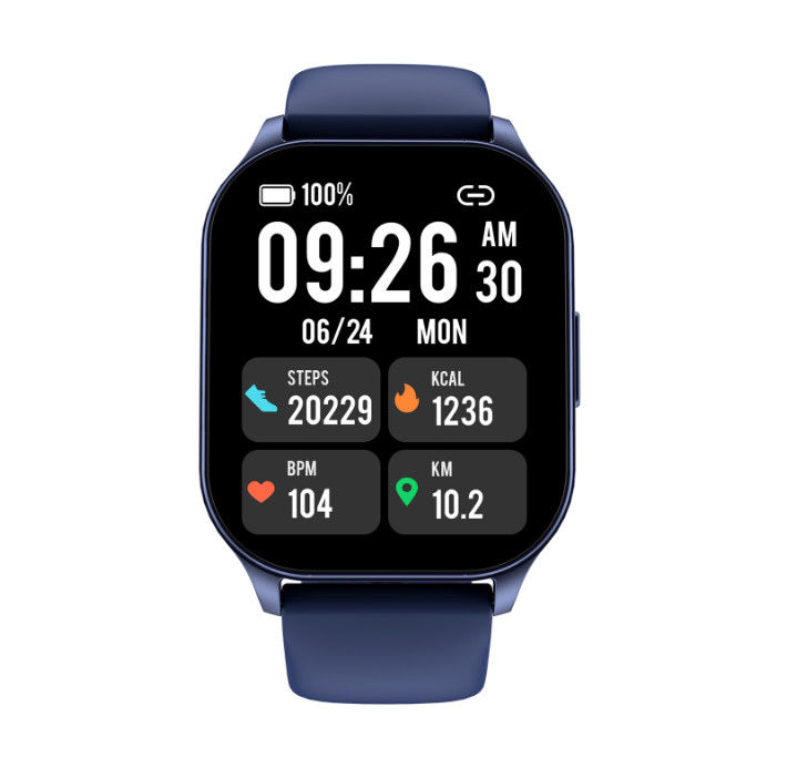 Linwear Fashionable Square Shape Smart Watch For Men Modern Outdoor Running