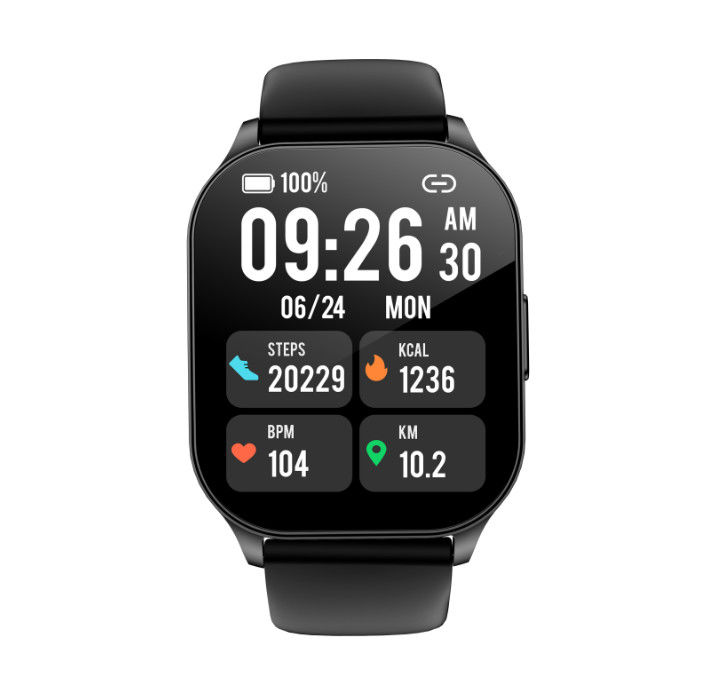 Linwear Fashionable Square Shape Smart Watch For Men Modern Outdoor Running